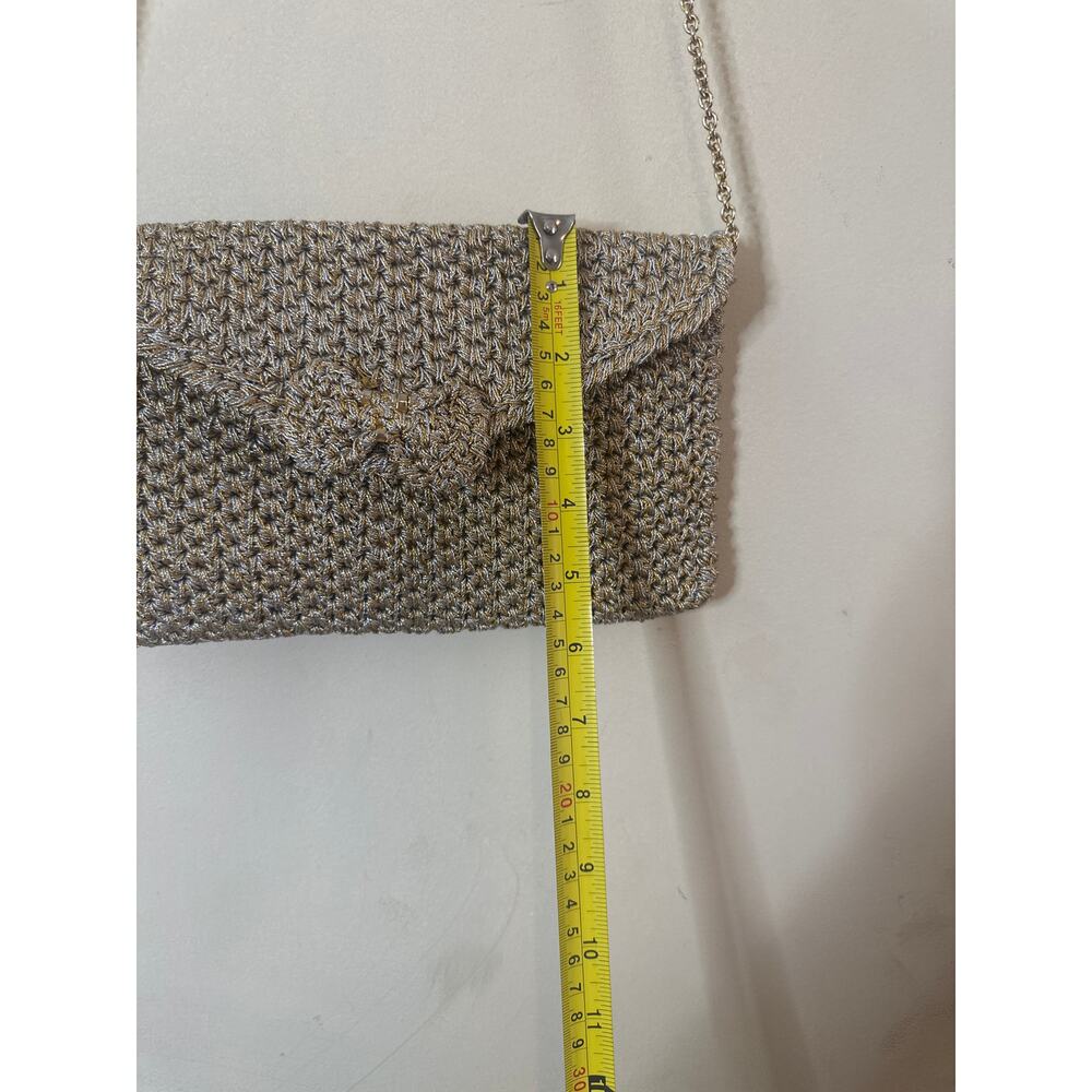 Rodo brand metallic crochet crossbody bag - Picture 4 of 6